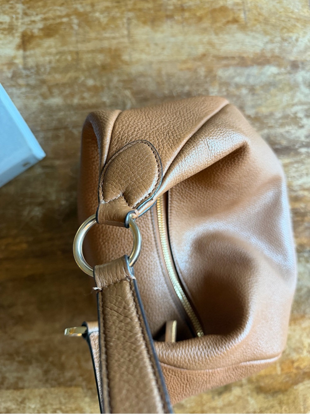 kate spade Pebble Leather Shoulder Bag in Brown - Picture 4 of 8